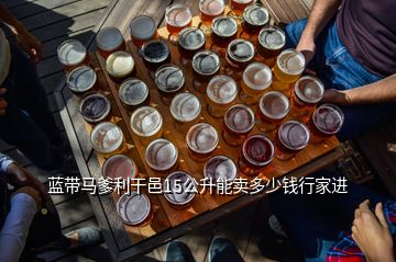 蓝带马爹利干邑15公升能卖多少钱行家进