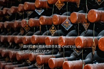 请问红酒业精英格郎奈夫堡 CHATEAU de GRANGENEUVE产