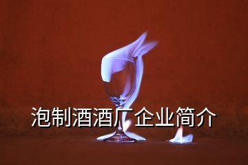 泡制酒酒厂企业简介