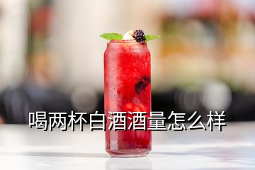 喝两杯白酒酒量怎么样