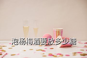 泡杨梅酒要放多少糖