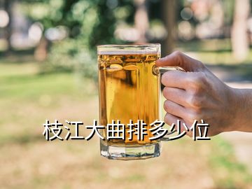 枝江大曲排多少位