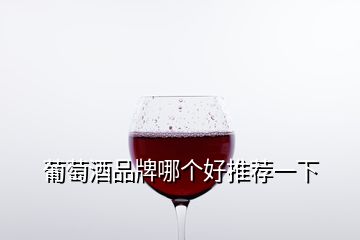 葡萄酒品牌哪个好推荐一下