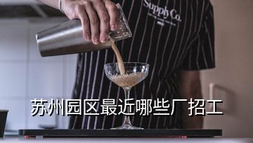 苏州园区最近哪些厂招工