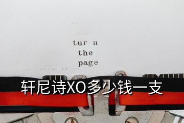 轩尼诗XO多少钱一支