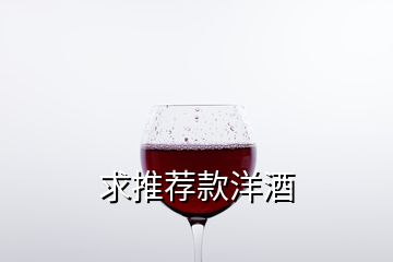 求推荐款洋酒