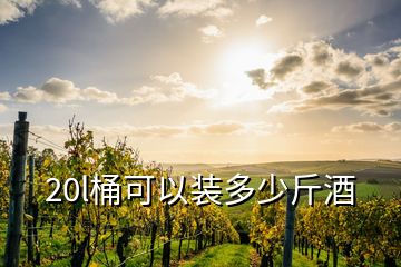 20l桶可以装多少斤酒