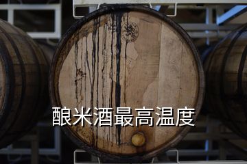 酿米酒最高温度