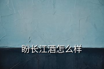 盼长江酒怎么样