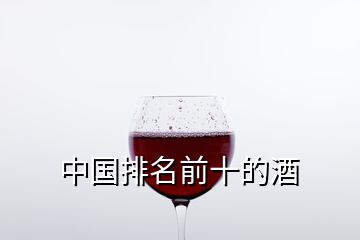 中国排名前十的酒