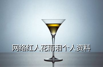 网络红人花雨泪个人资料