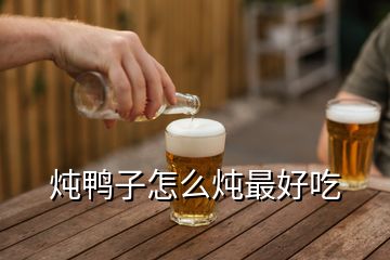 炖鸭子怎么炖最好吃