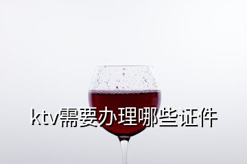 ktv需要办理哪些证件