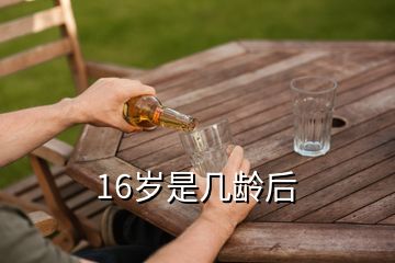 16岁是几龄后