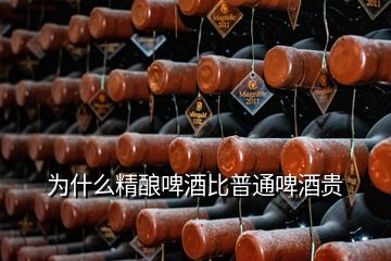 为什么精酿啤酒比普通啤酒贵