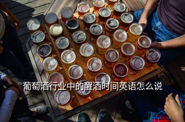 葡萄酒行业中的醒酒时间英语怎么说