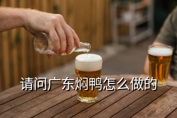 请问广东焖鸭怎么做的