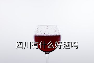 四川有什么好酒吗