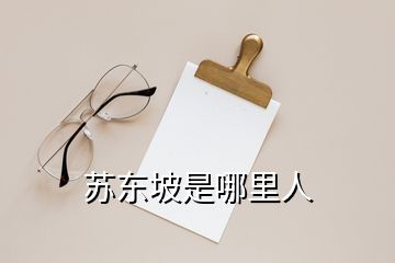 苏东坡是哪里人