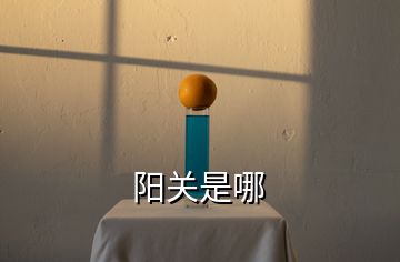 阳关是哪