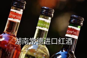 湖南常德进口红酒