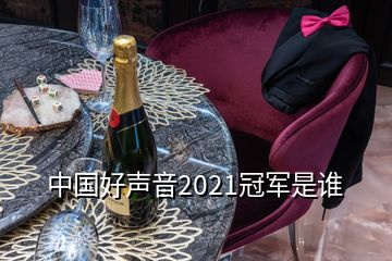 中国好声音2021冠军是谁