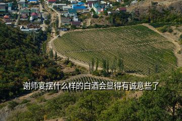 谢师宴摆什么样的白酒会显得有诚意些了