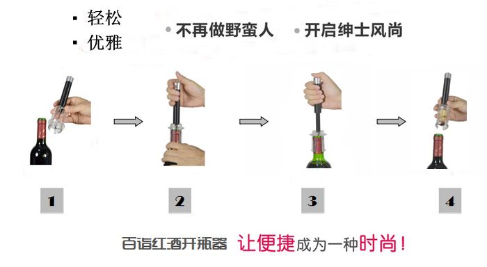 葡萄酒开瓶方法