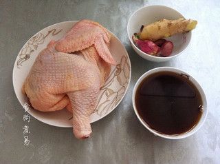 黑米酒煮鸡的做法