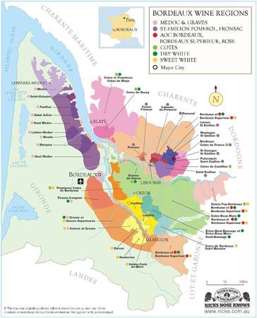 法国波尔多法定产区葡萄酒(法国波尔多葡萄酒产区位于)